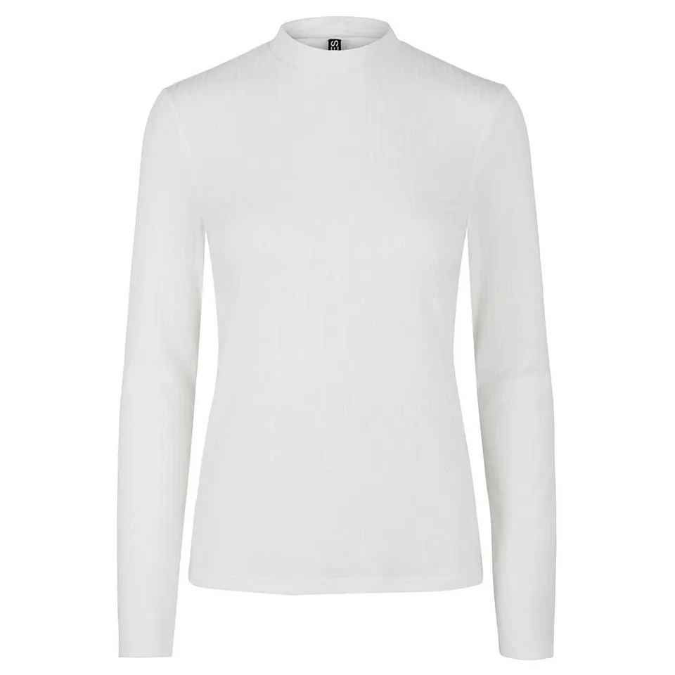 Pieces Pckylie LS T-Neck Top Noos maglione XS nuvola coste