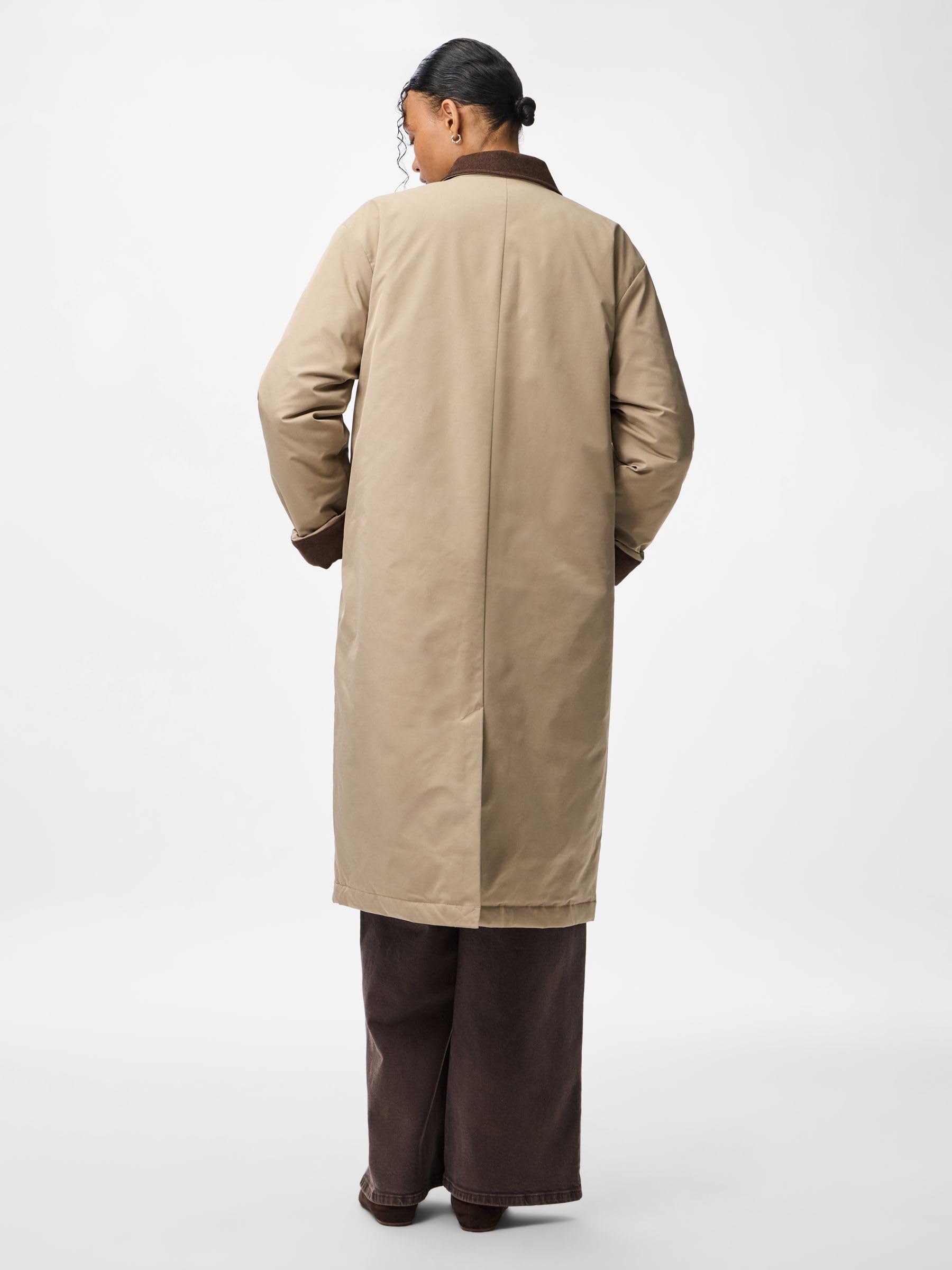 Pieces Pcjorma giacca donna velluto a coste XXL greige