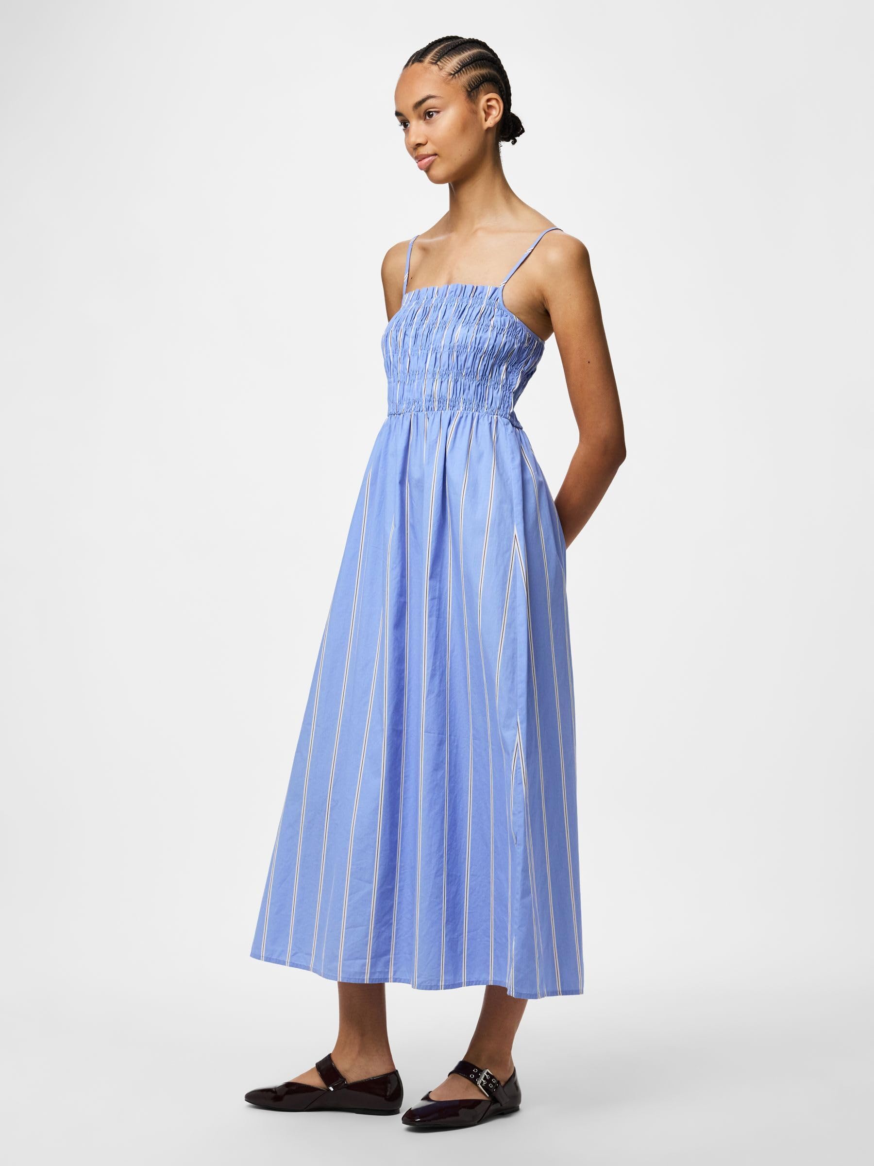 Pieces Pcphilipa abito lungo donna S spalline