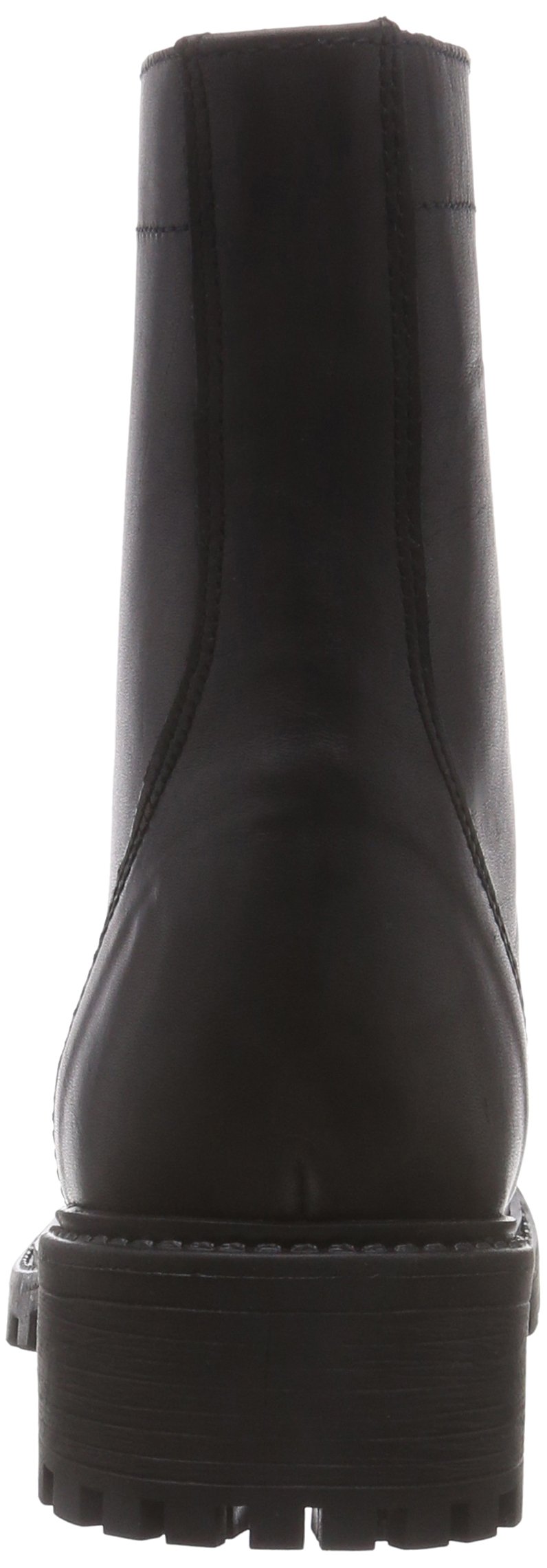 Pieces Psuda Lacci stivali donna nero 36 pelle