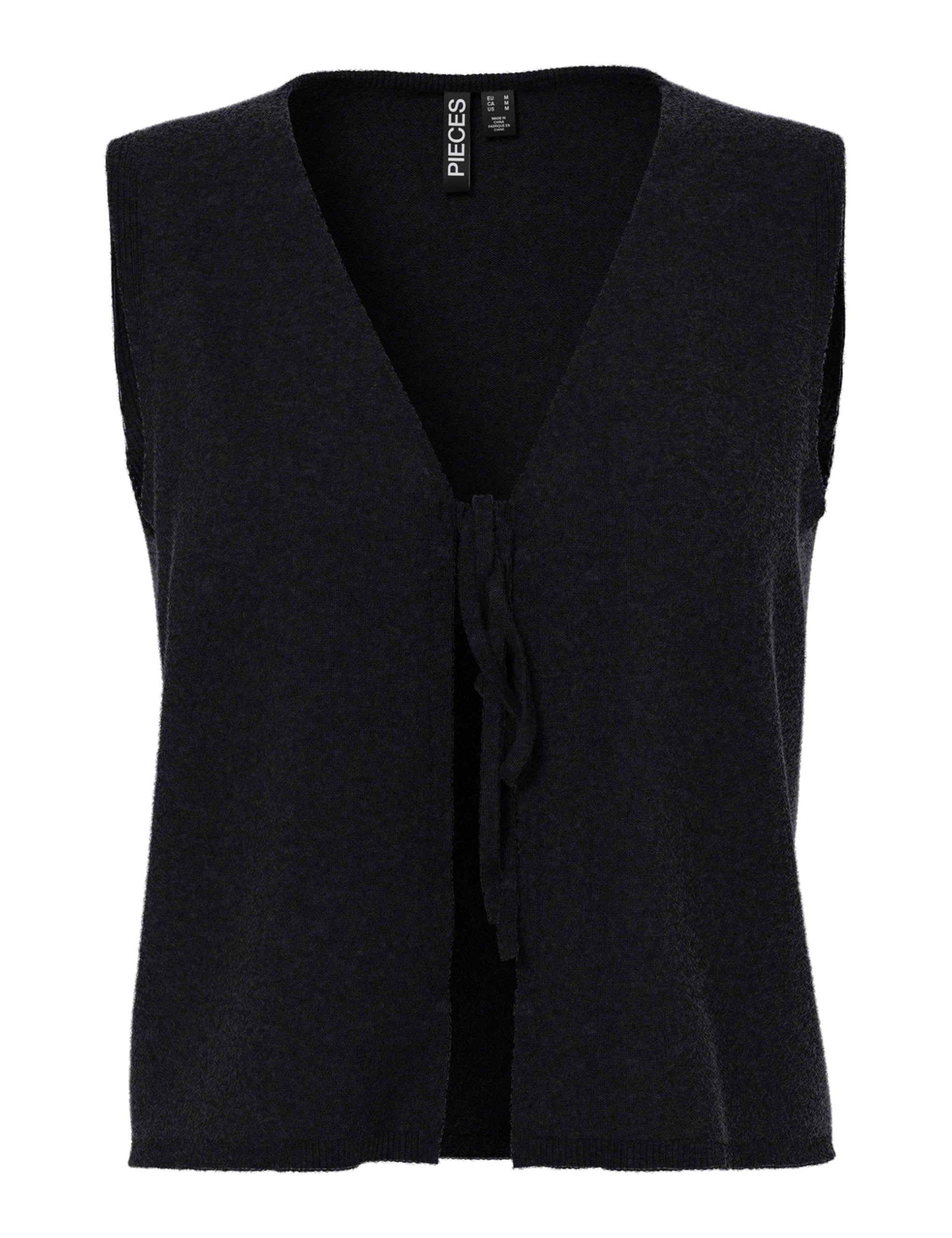 PIECES Pcbree SL Tie Knit Gilet Donna Senza Maniche
