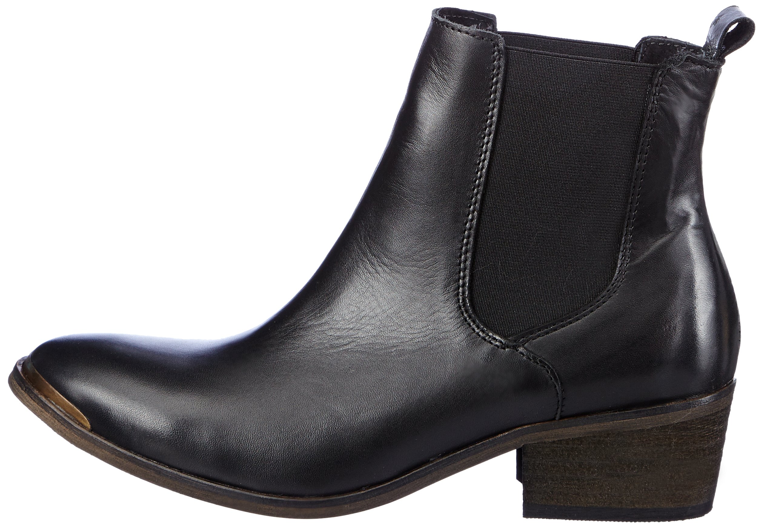Pieces Becca Leather Metalic stivali donna pelle metallizzata