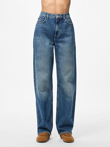 Pieces Pckate HW jeans donna 29W/30L gamba dritta