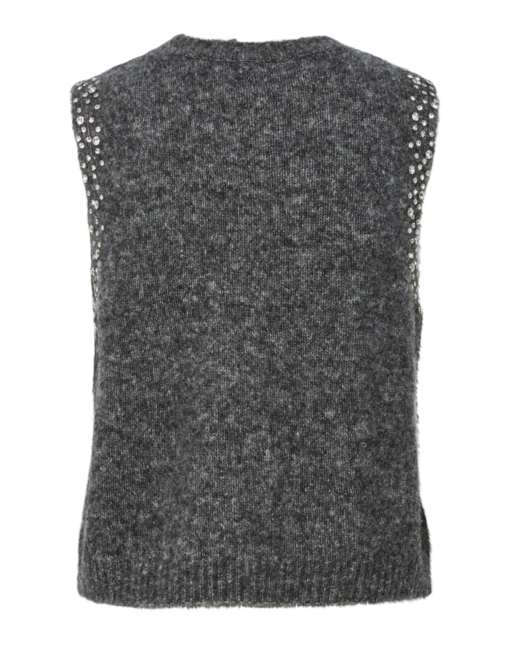 Pieces Pcrise SL O-Neck Knit Vest Gilet Donna M