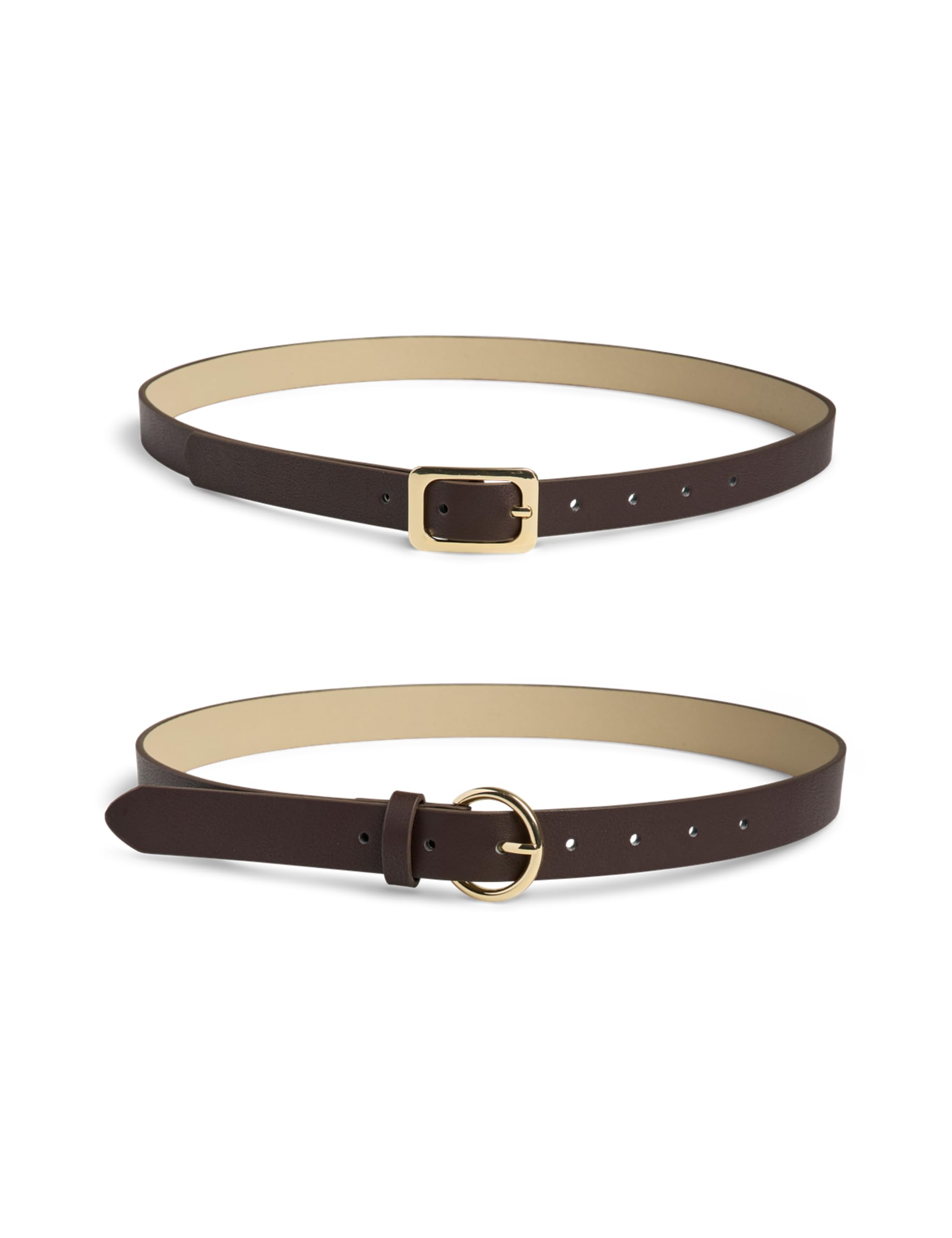 Pieces Pcjilane Cintura Jeans Donna 80 Hot Fudge 2 Pezzi