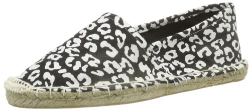 Pieces & Peace Haisha Espadrillos Leopard Black espadrillas donna