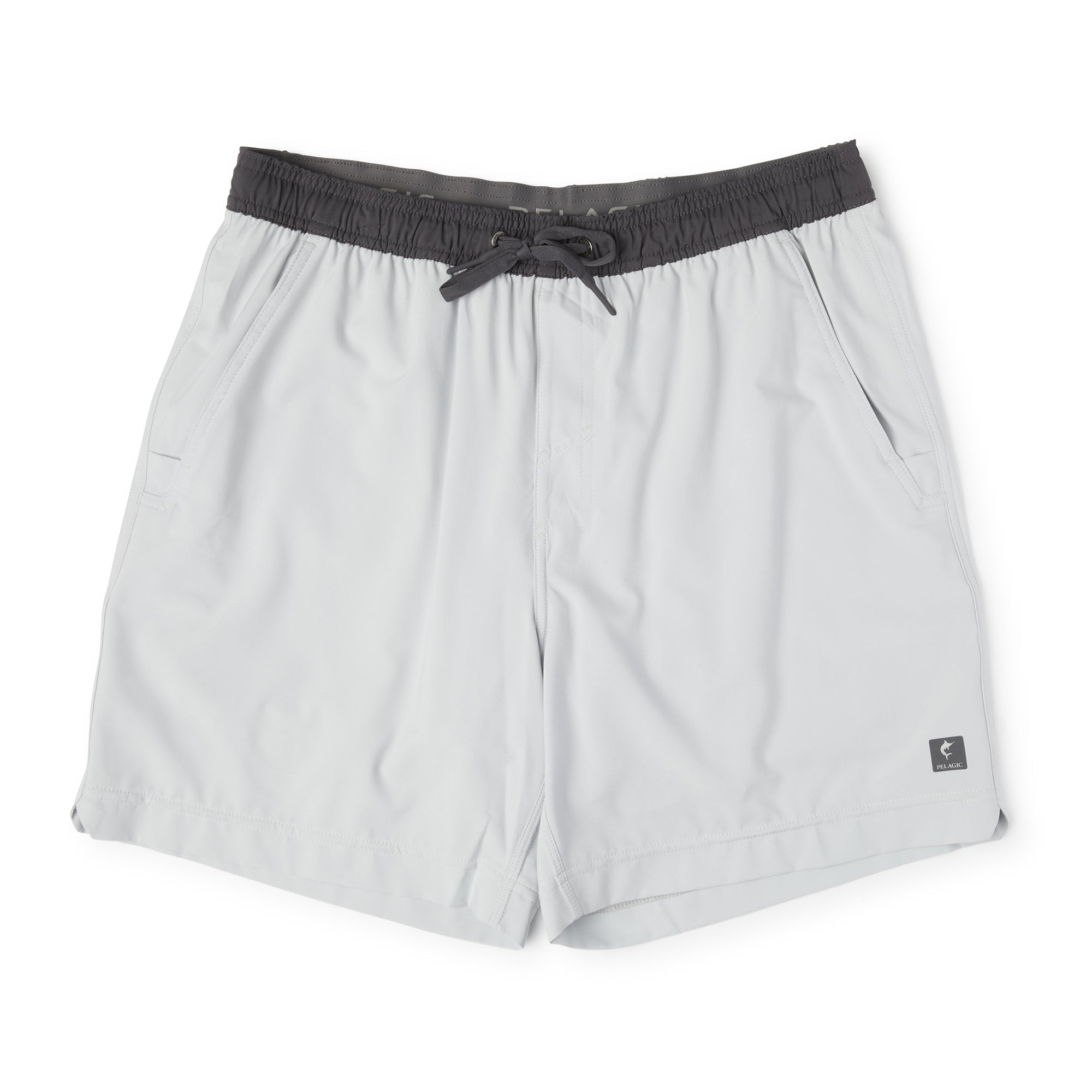 Pelagic Leiday pantaloncini grigio chiaro elasticizzati