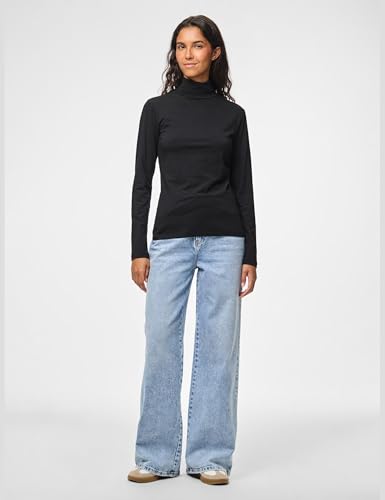 Pieces Pcsirene maglia dolcevita donna S cotone modal