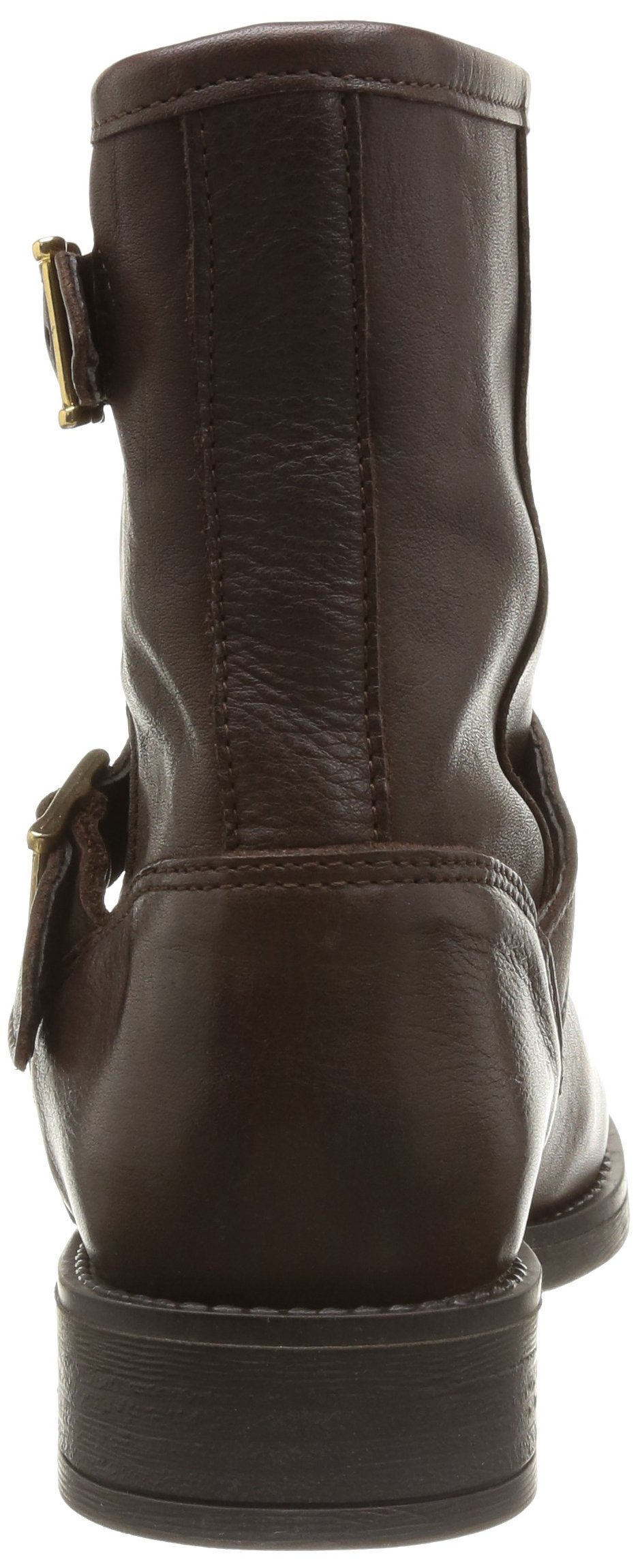 Pieces Iza Zipper Boot stivaletti donna marroni pelle 38 EU
