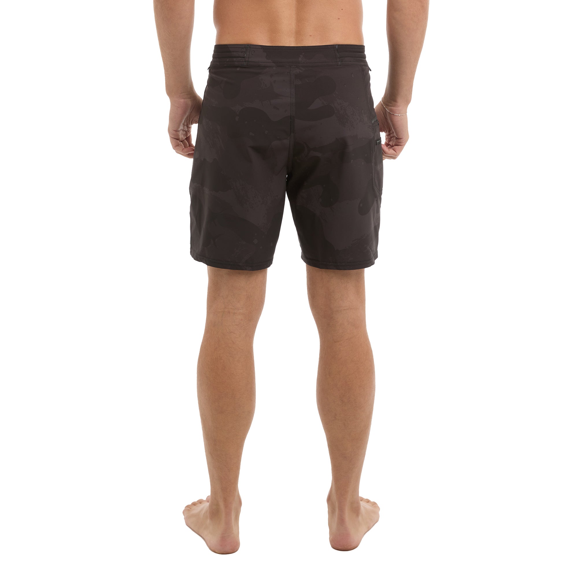 Pelagic Leaderman boardshort pesca nero elasticizzato