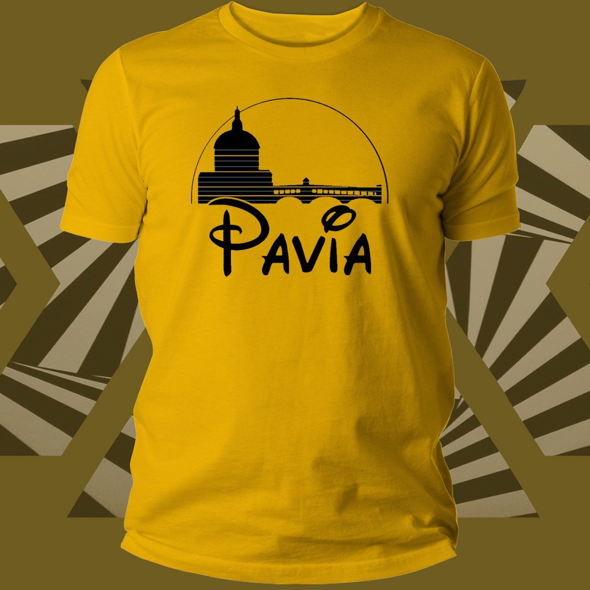 Matrix Music Store Pavia Pavialand T-shirt cotone unisex