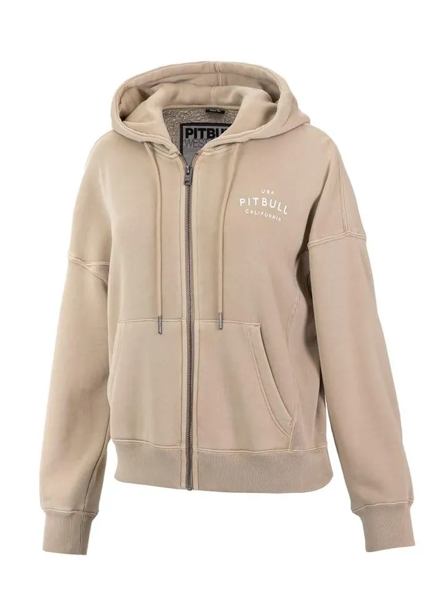 Pitbull Washed Manzanita Basics Hoody felpa donna con zip