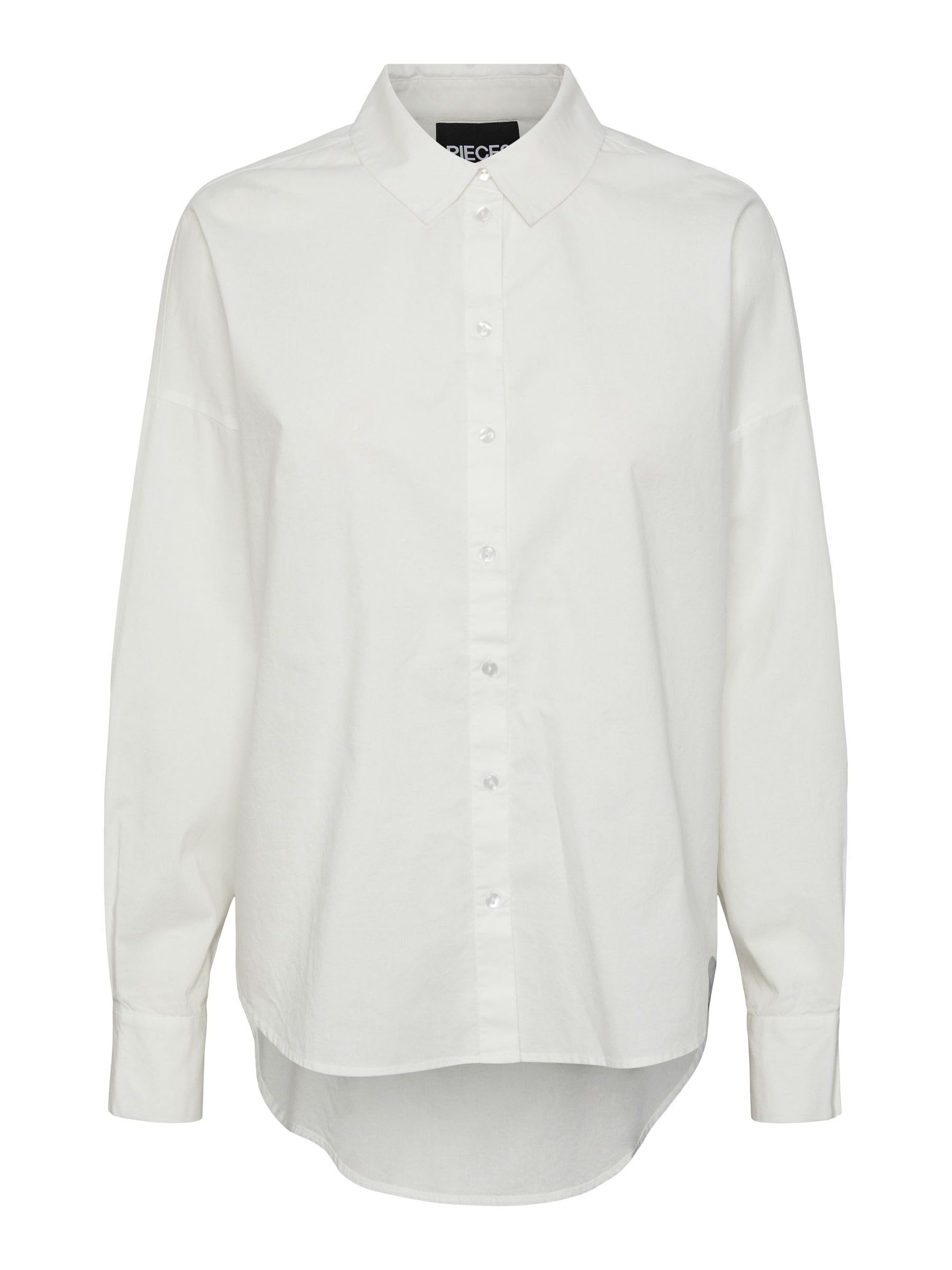 Pieces Pctanne LS Loose Noos BC camicia donna manica lunga