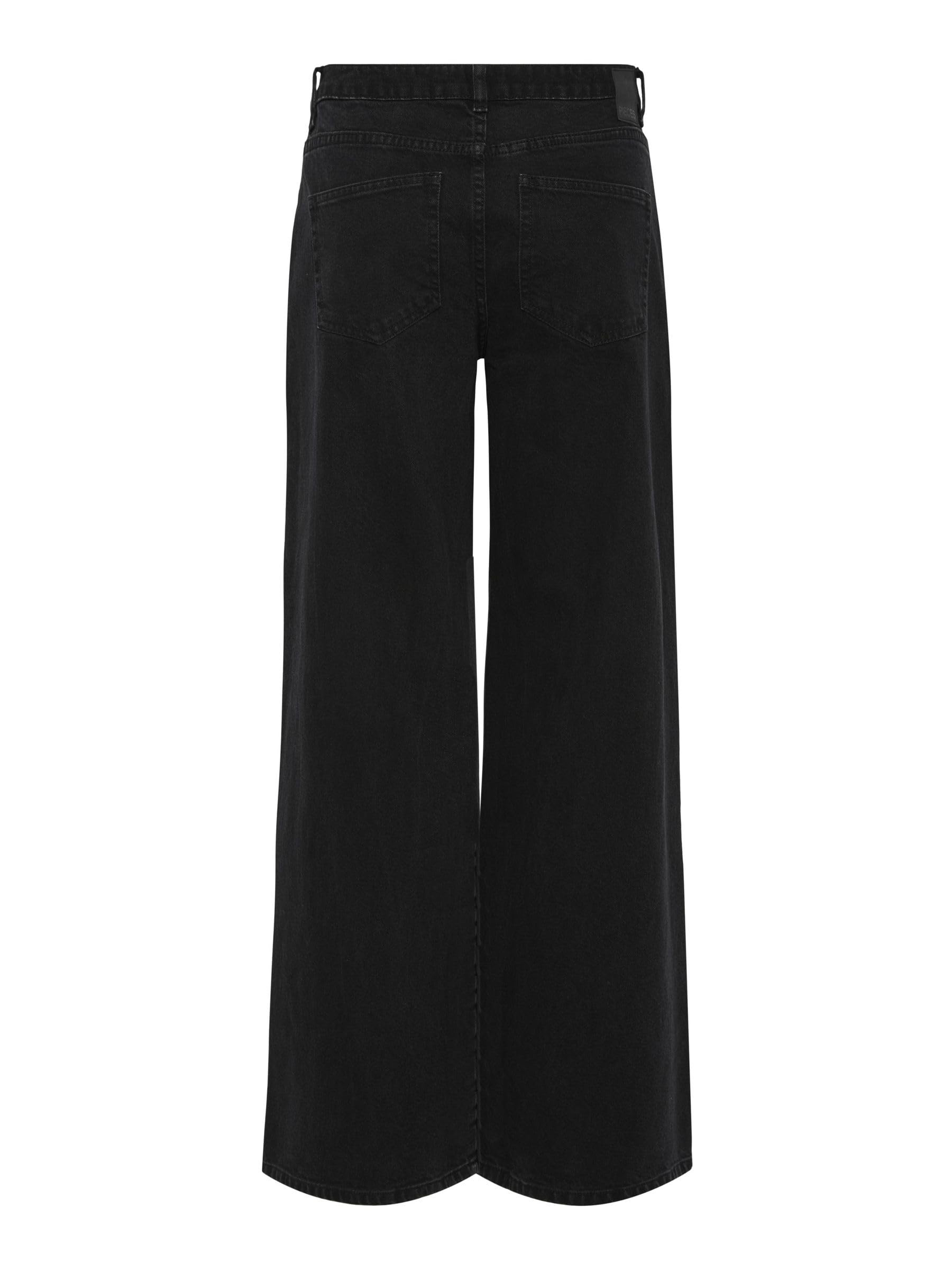 Pieces Pcselma LW Wide Fit jeans donna larghi 28W/30L