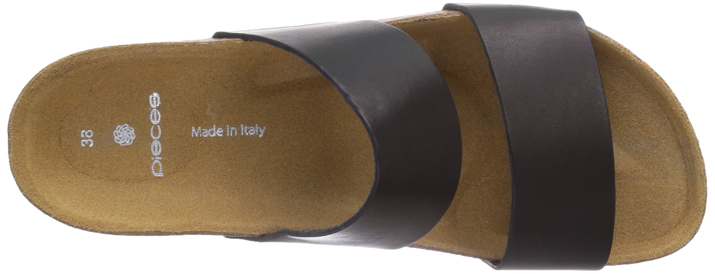 Pieces Ps Tayly Leather Sandal sandali donna neri 38 EU pelle