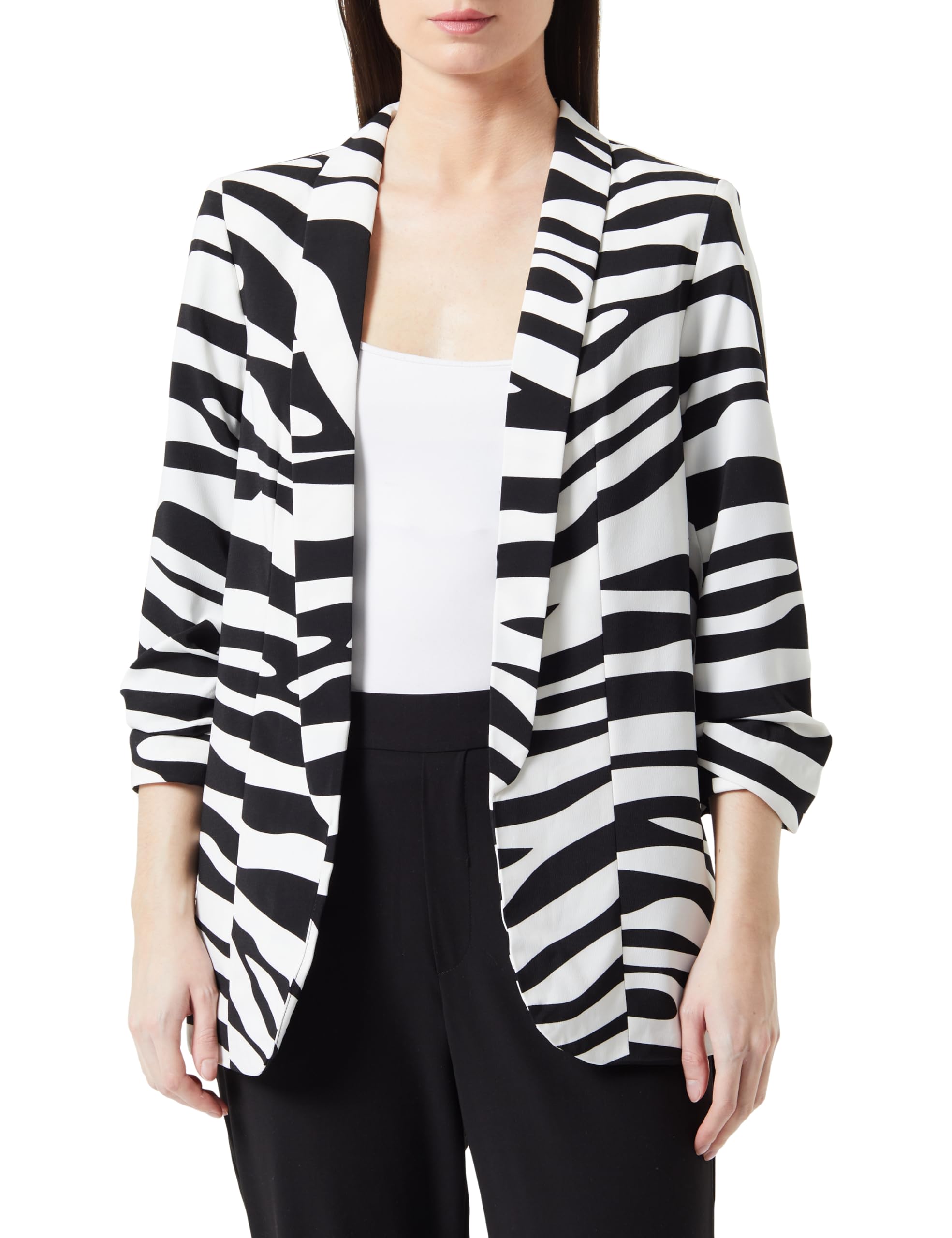 Pieces Pcbosella blazer donna monopetto cotone