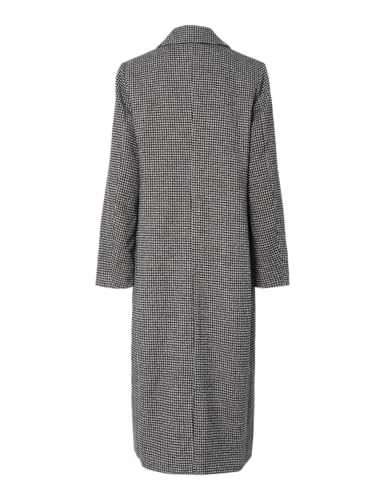 Pieces Pcjadine Long Check Coat cappotto donna XS a quadri