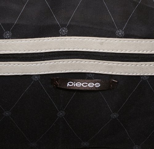 Pieces Grine Canvas Net borsa a spalla 35x42x12 cm tela