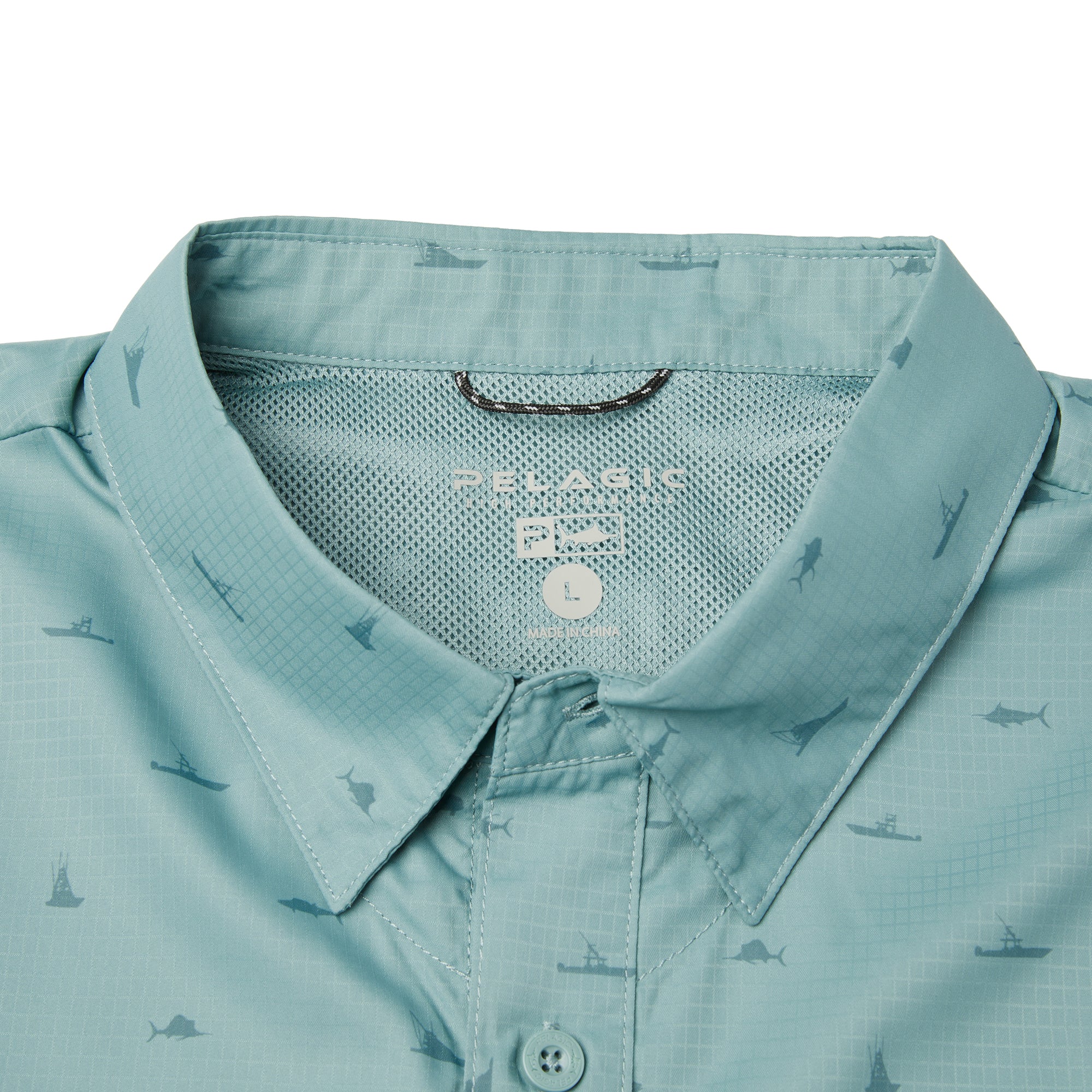 Pelagic Keys Mini Arch camicia trellis UPF 50+
