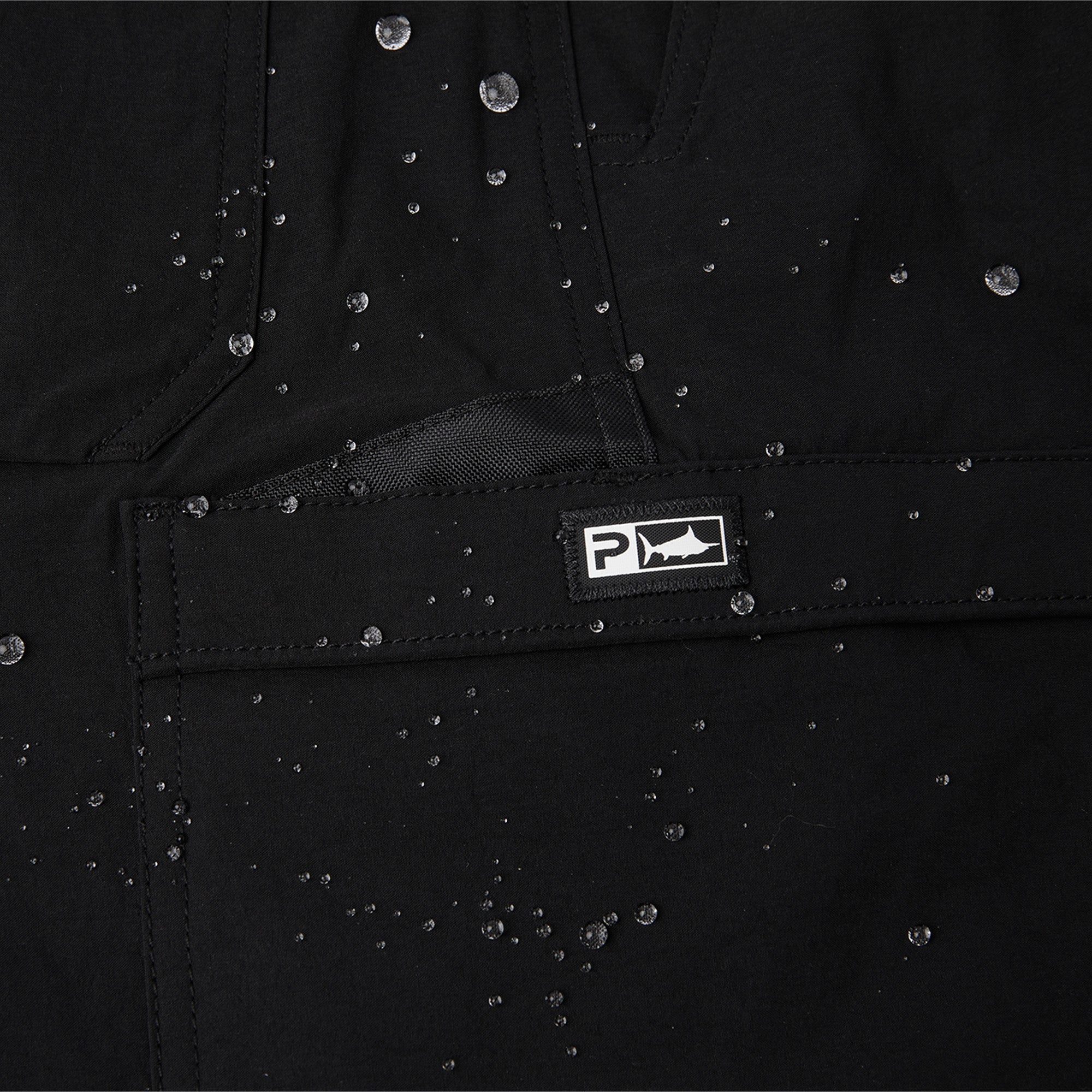 Pelagic Madeira Cargo pantaloncini nero idrorepellenti