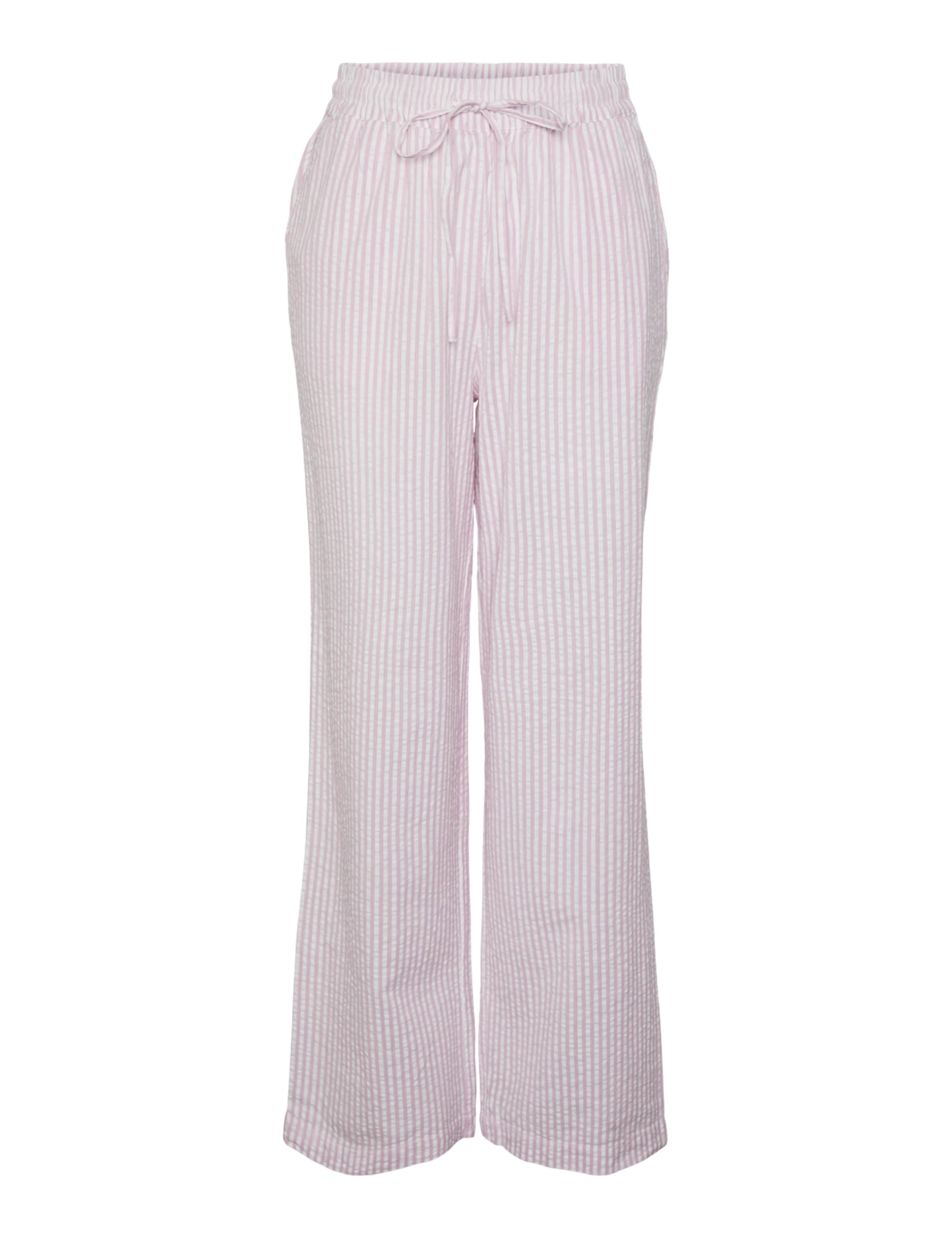 Pieces Pcsally HW Loose pantaloni donna XL rosa