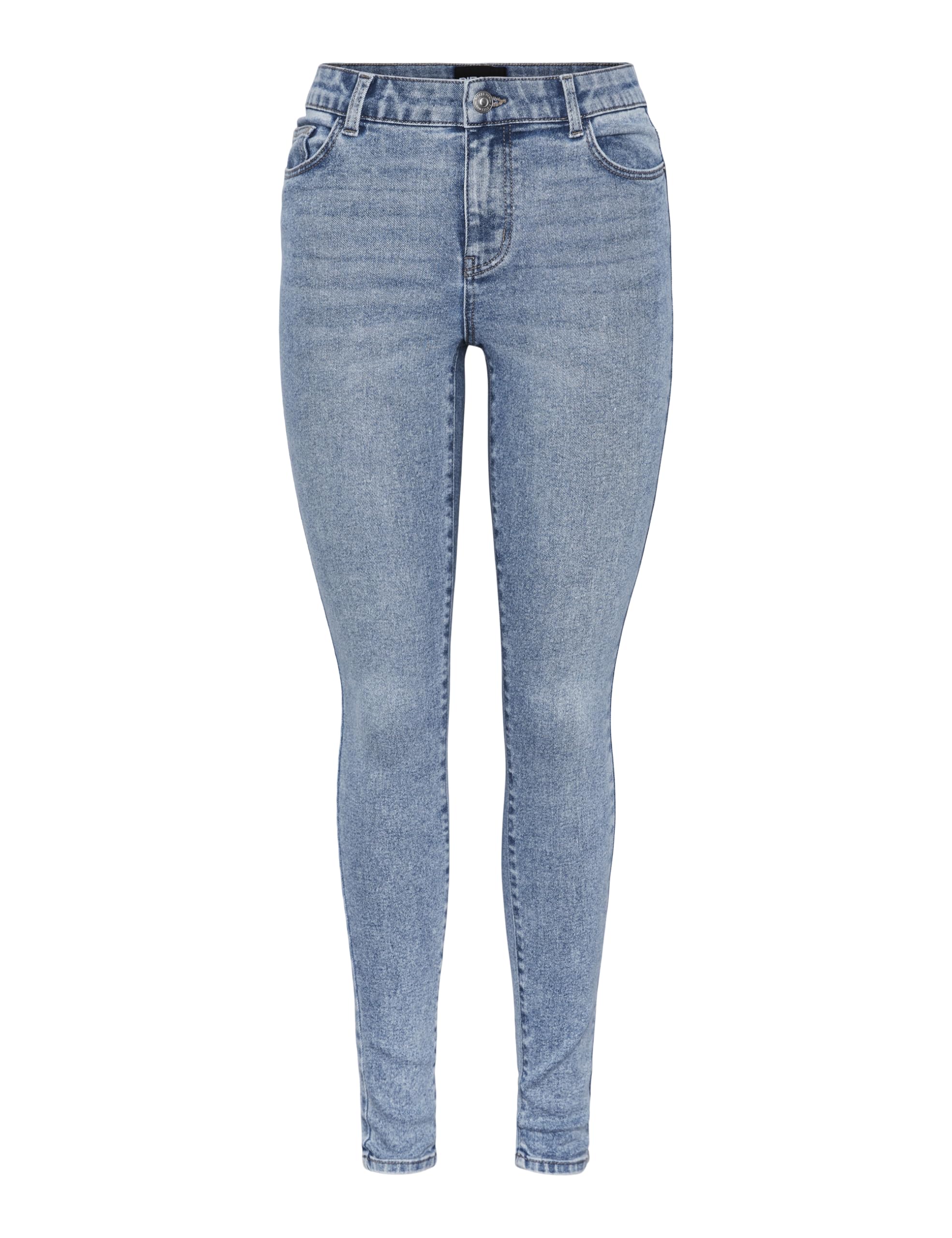 Pieces Pcdana Lb302 Noos jeans skinny donna vita media