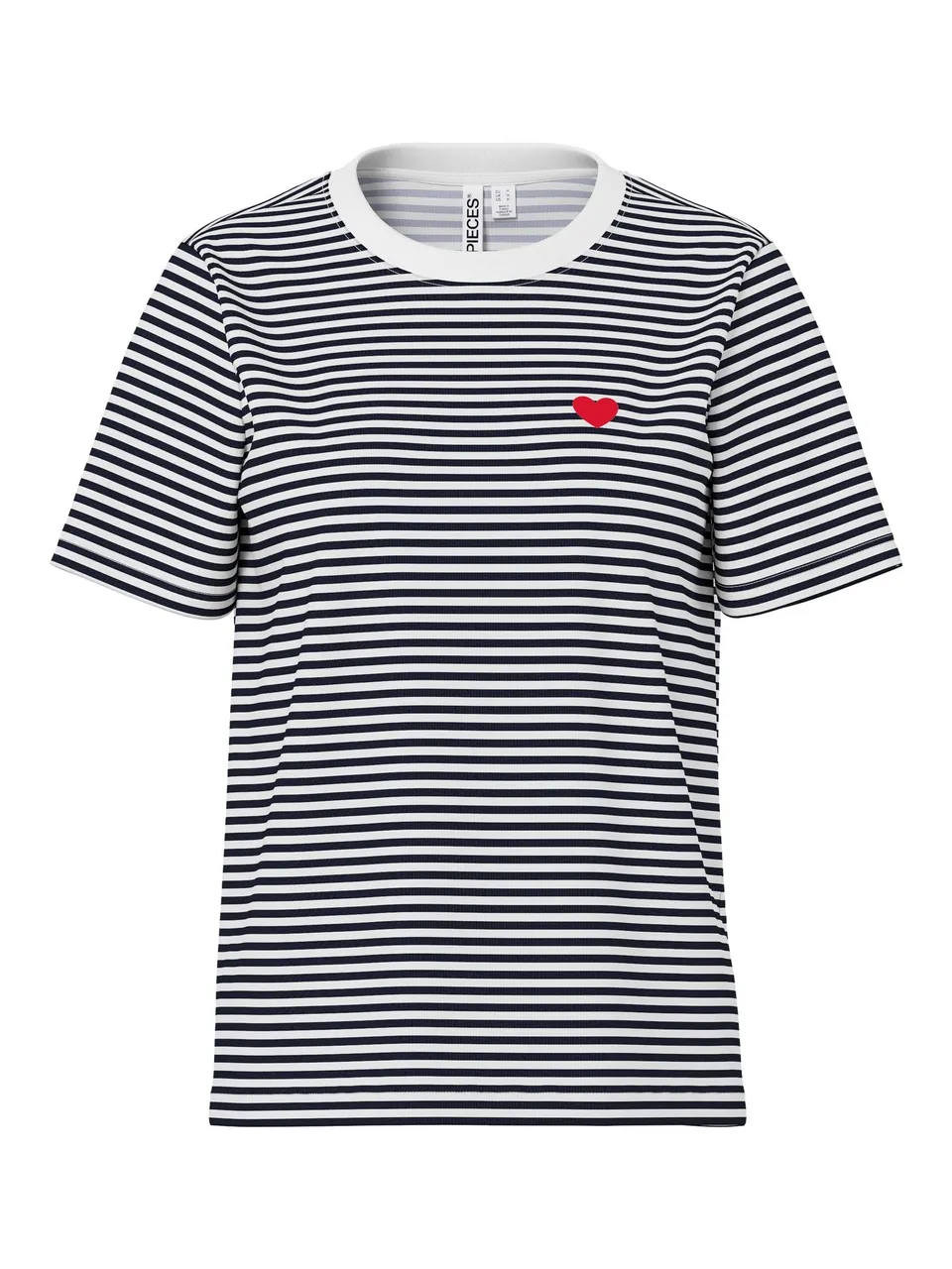 Pieces Pcmila SS Heart Tee t-shirt donna XL cuore