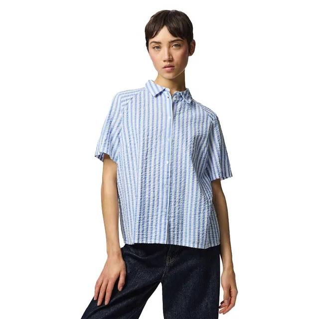 Pieces Stinna camicia donna 2XL a righe