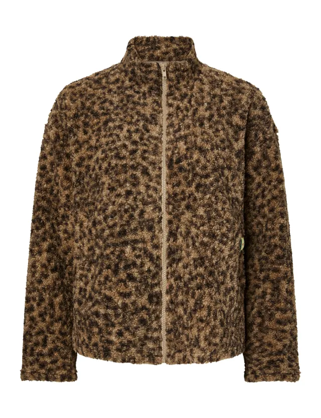Pieces Pckatty Teddy Jacket Bc giacca donna L effetto teddy
