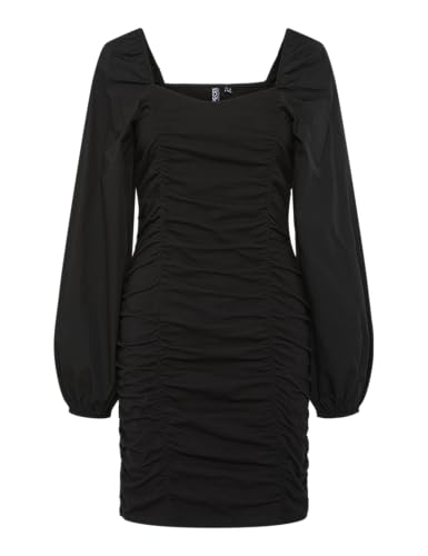 Pieces Pcmalysia LS Mini Dress Vestito Donna L Maniche Lunghe