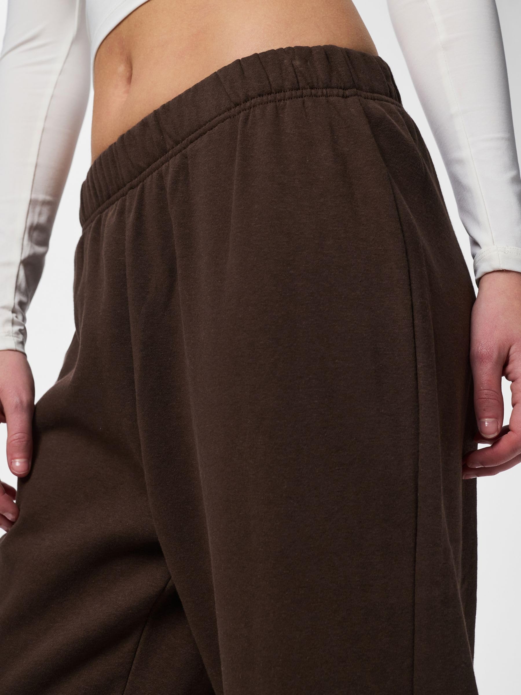 Pieces Pcchilli pantaloni tuta donna larghi XL marrone