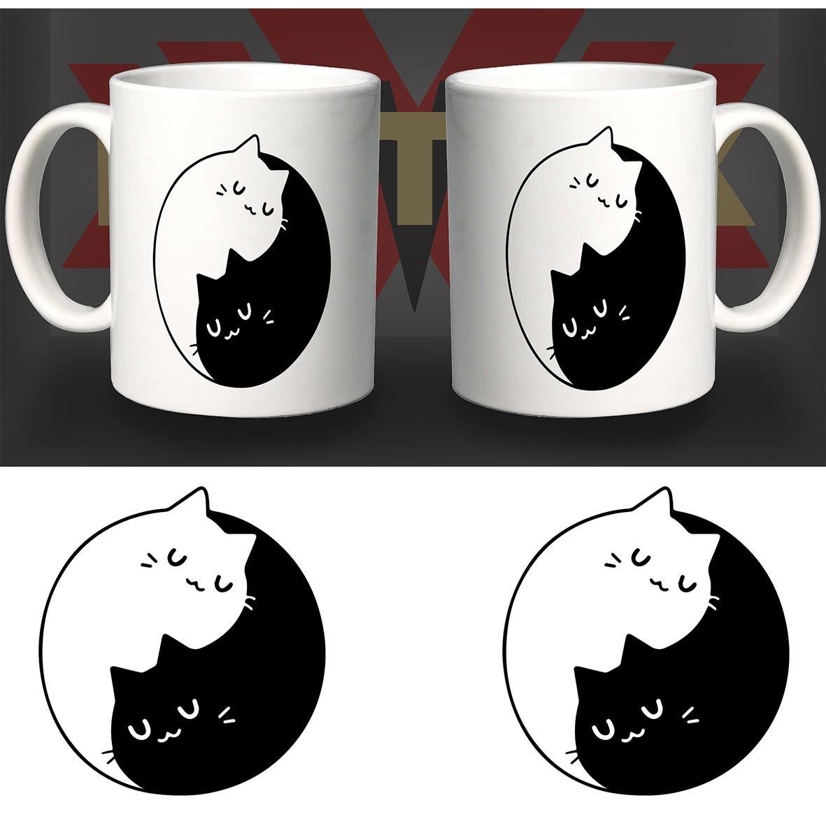Matrix Music Store Pet-Mug Cat Tao tazza ceramica 8,2 cm