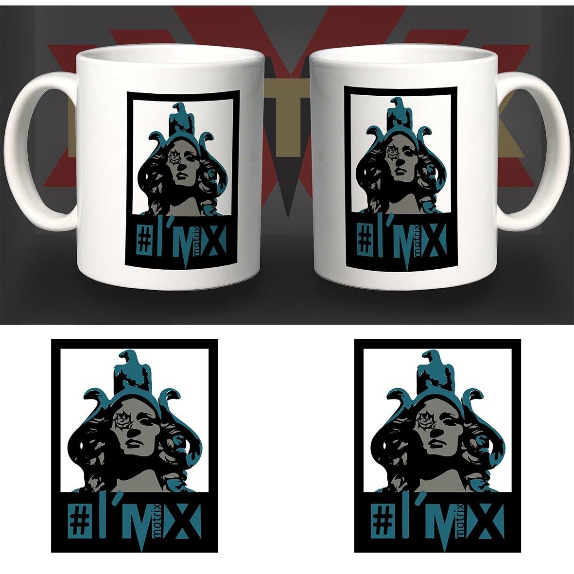 Matrix Music Store I'm X Minervix 1 tazza ceramica bianca