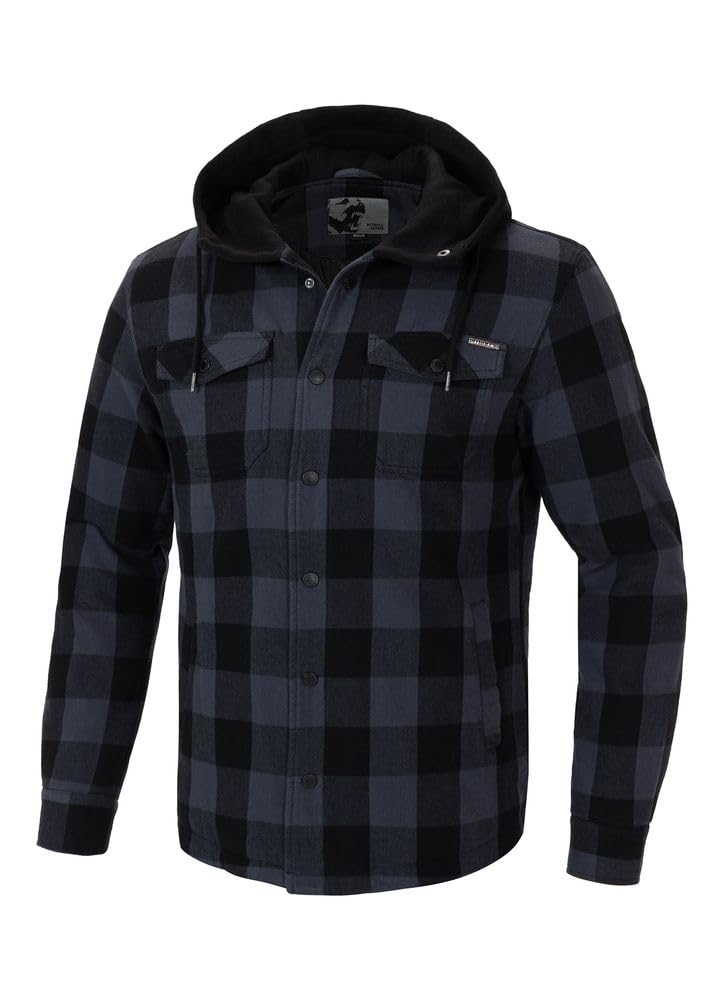 Pit Bull West Coast Pioneer camicia giacca uomo grigia cotone