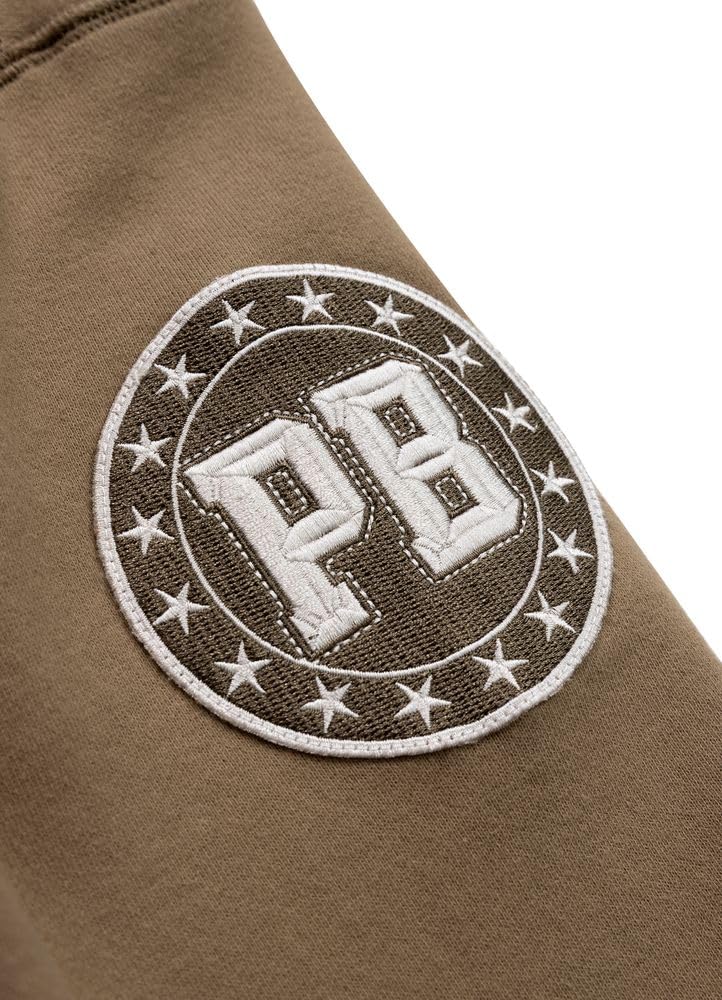 Pitbull felpa oversize donna L senza cappuccio cotone
