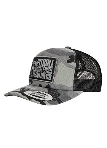 Pit Bull West Coast Blood Dog cappellino trucker mimetico