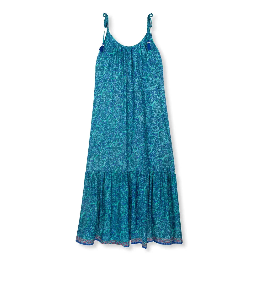 el.residu Myra 37 vestito midi blu viscosa L/XL