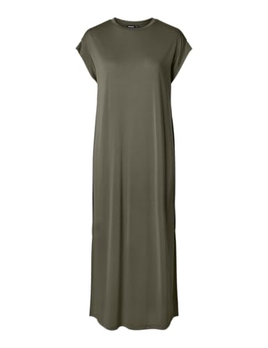 Pieces Pcanora SS O-Neck Lena Dress Jrs abito donna XL jersey