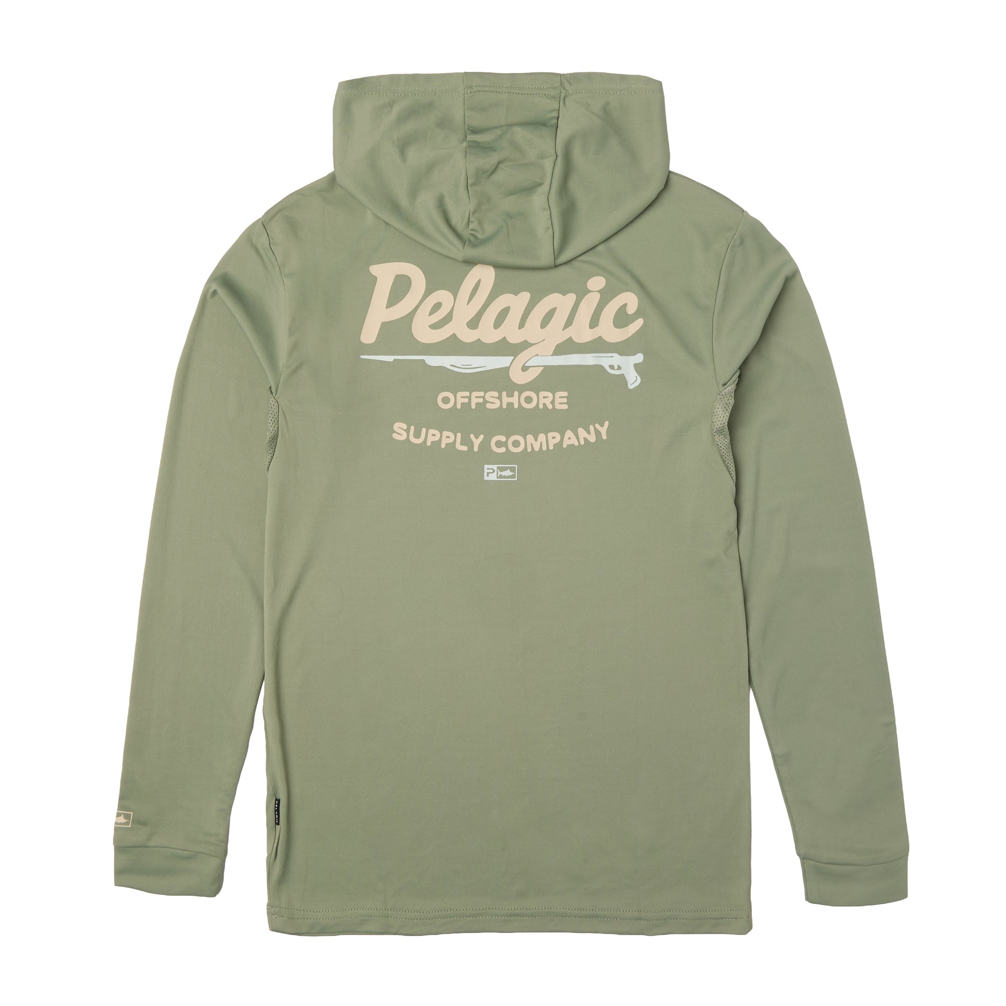 Pelagic Aquatek Gunner maglia pesca bambino Mangrove