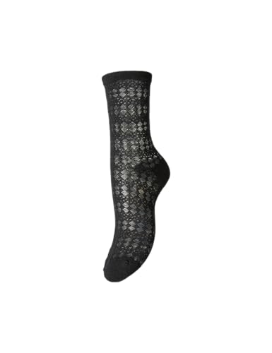 Pieces Pcjuliana calze donna nere cotone uso quotidiano