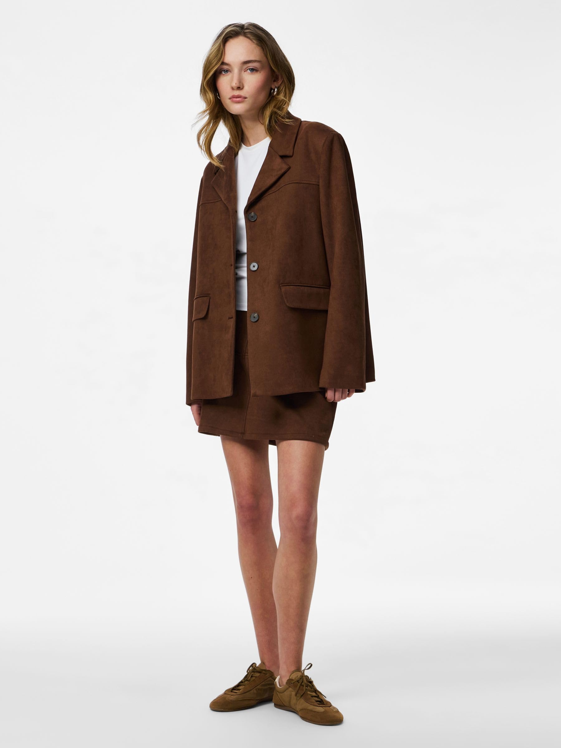Pieces Pcrakel Brushed Outerwear Blazer Donna M Comodo