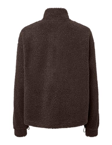 Pieces Pckatty Teddy giacca donna mezza zip teddy
