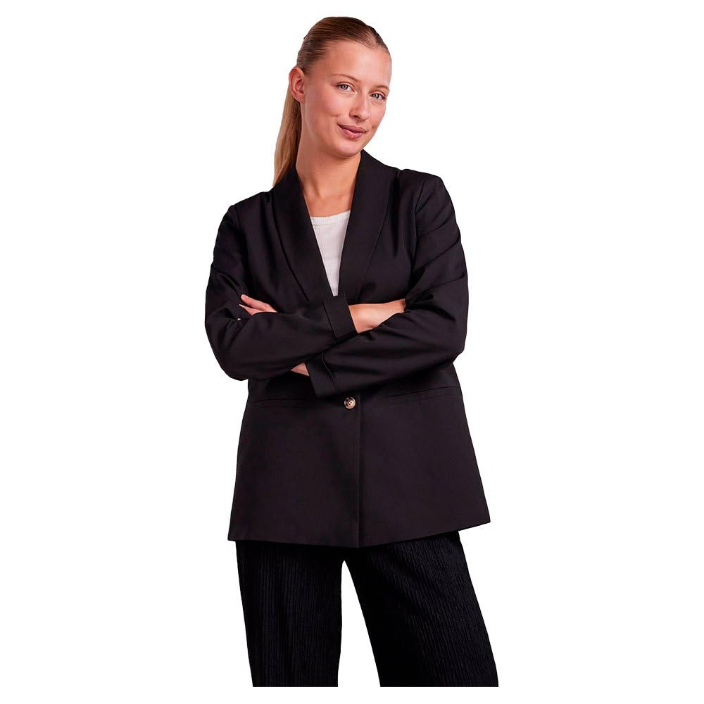 Pieces blazer donna lungo M elasticizzato foderato