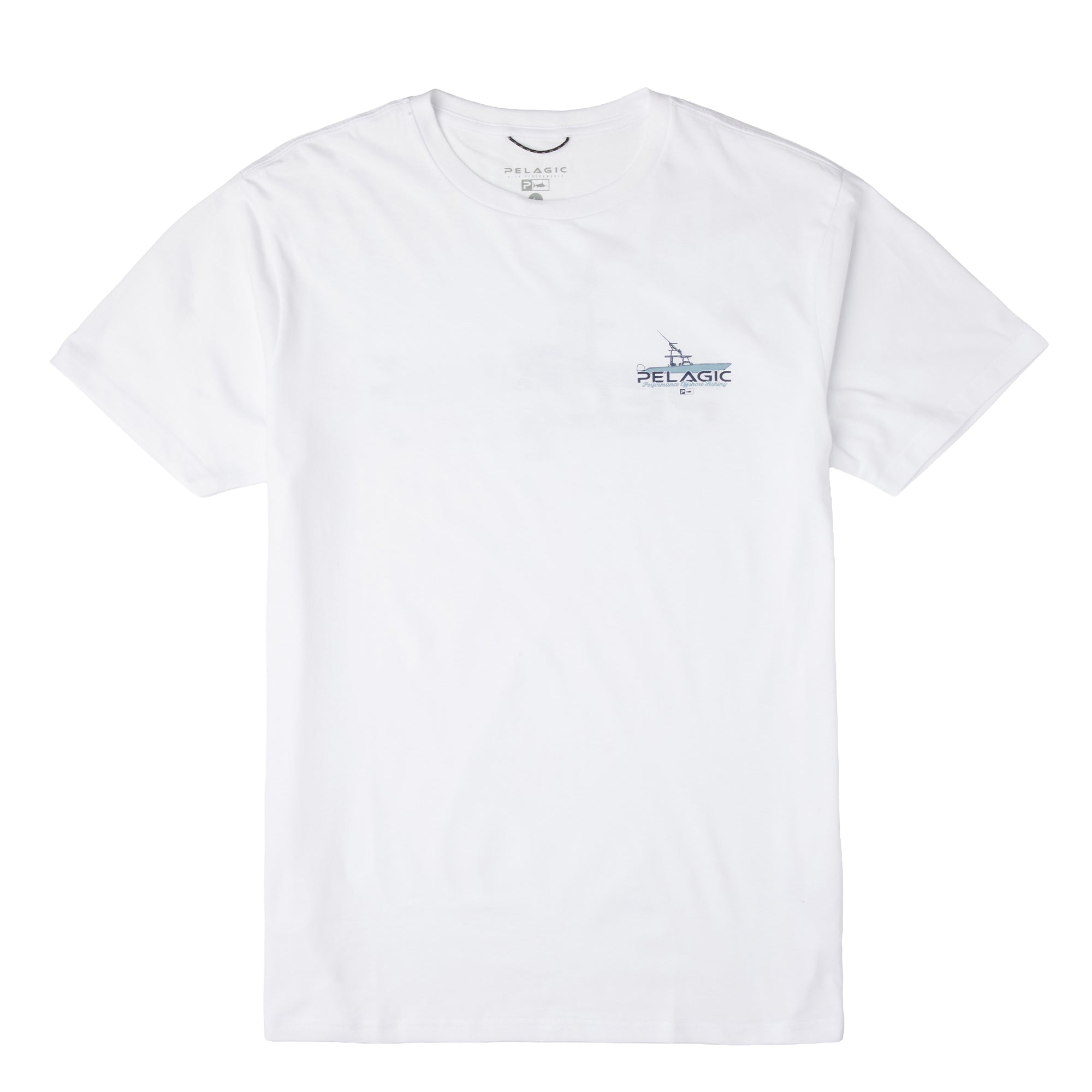 Pelagic Fast Times t-shirt uomo bianca cotone