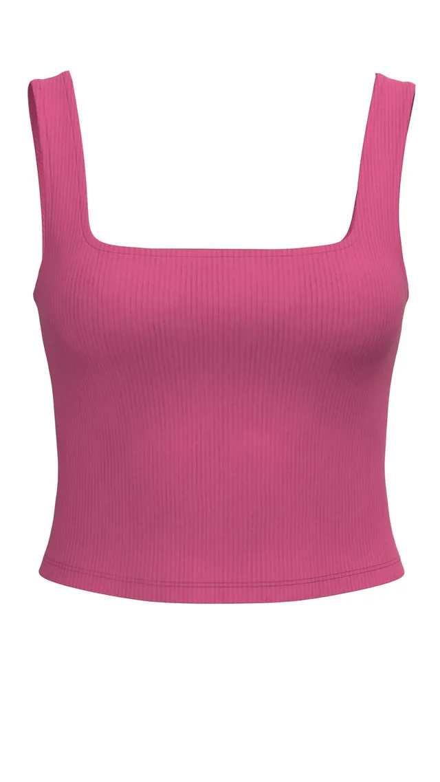 Pieces Pcnukisa Cropped Tank Top Noos canotta taglia unica