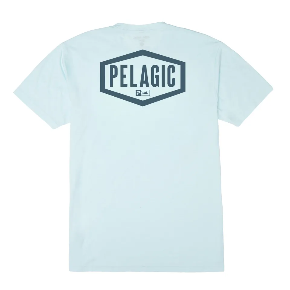Pelagic Fuel Dock maglietta uomo azzurro chiaro triblend
