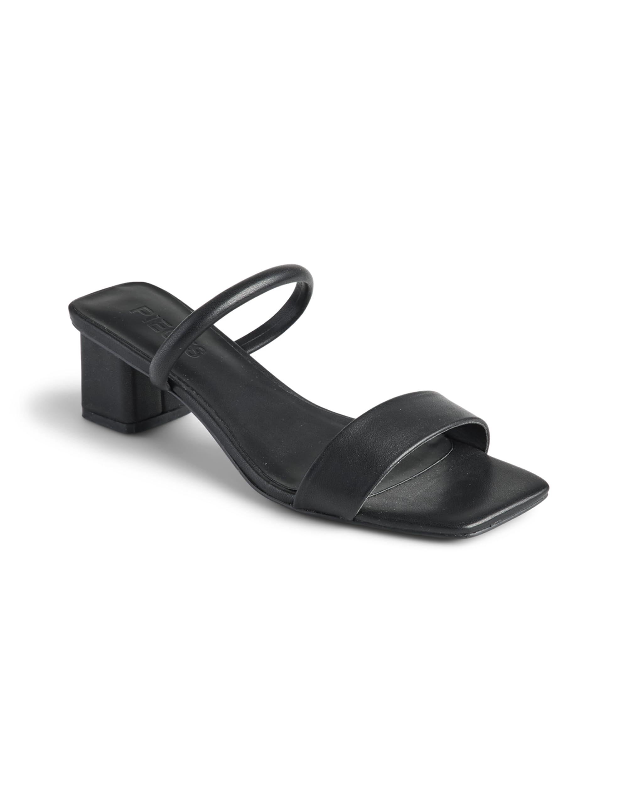 Pieces Pcmargit sandali donna 38 nero con tacco