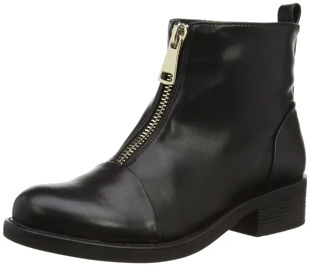 Pieces Psvalora Boot Blk Stivali Donna 37 Antiscivolo
