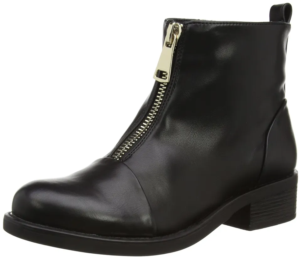 Pieces Psvalora Boot Blk Stivali Donna 37 Antiscivolo
