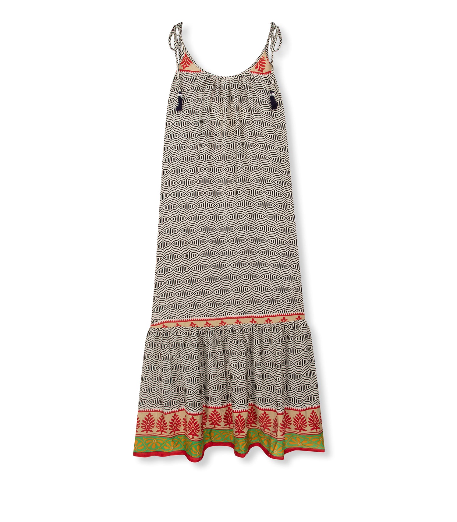 el.residu Myra 36 vestito midi bianco L/XL viscosa